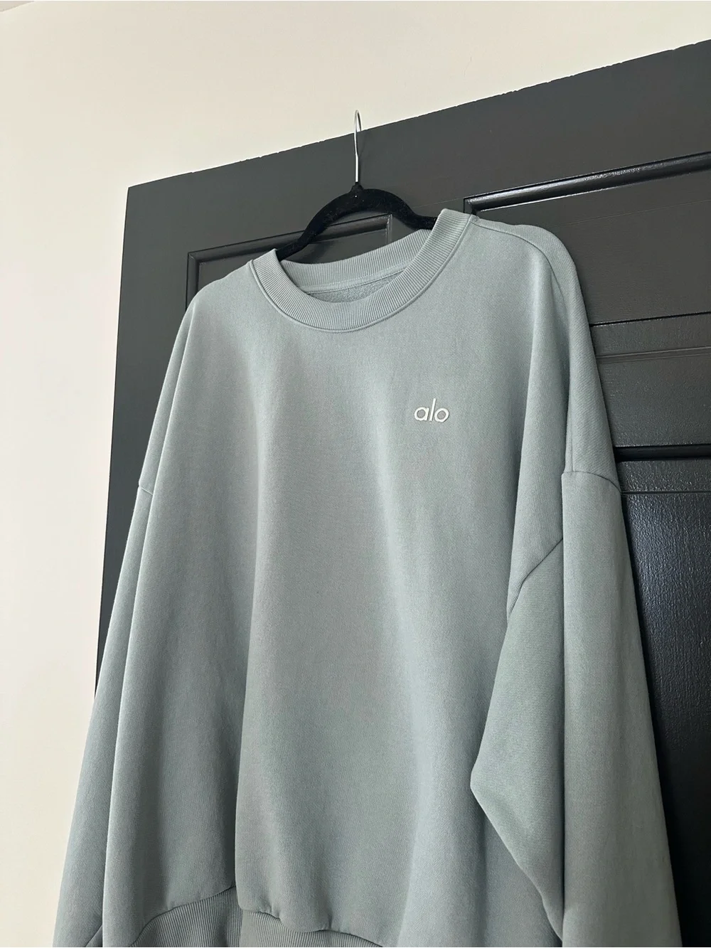 ALO Yoga Accolade Crew Neck Pullover, Cosmic Grey, XL